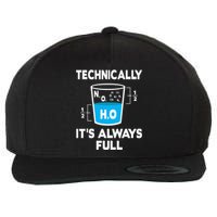 Science is Optimistic Wool Snapback Cap