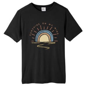 Sunshine Is On My Mind Wander More Worry Less Cool Gift Tall Fusion ChromaSoft Performance T-Shirt