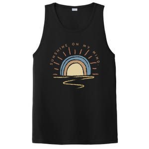 Sunshine Is On My Mind Wander More Worry Less Cool Gift PosiCharge Competitor Tank