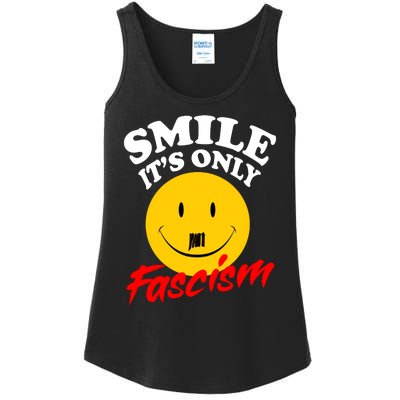 Smile Its Only Fascism Ladies Essential Tank