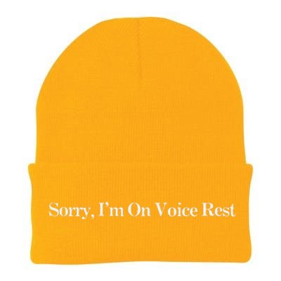 Sorry IM On Voice Rest Sweat Knit Cap Winter Beanie