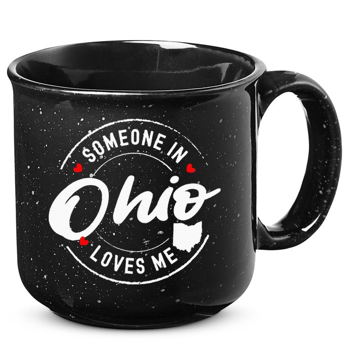 Someone in Ohio Loves Me 15oz Campfire Ceramic Mug