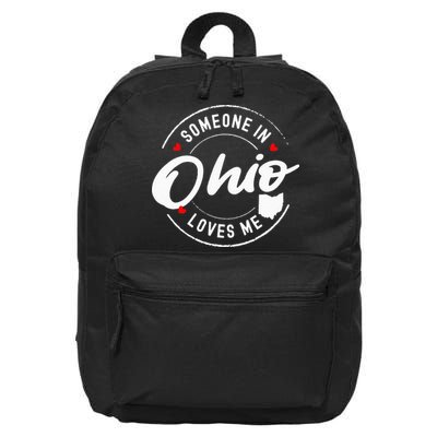 Someone in Ohio Loves Me 16 in Basic Backpack