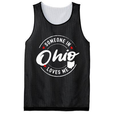 Someone in Ohio Loves Me Mesh Reversible Basketball Jersey Tank