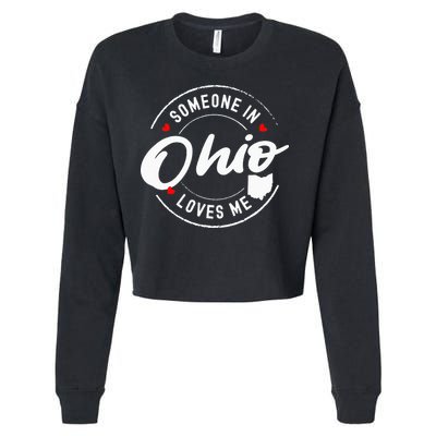 Someone in Ohio Loves Me Cropped Pullover Crew