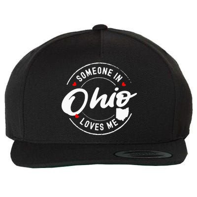 Someone in Ohio Loves Me Wool Snapback Cap