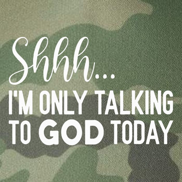 Shhh… IM Only Talking To God Today Funny Christian Saying Legacy Tie Dye Trucker Hat