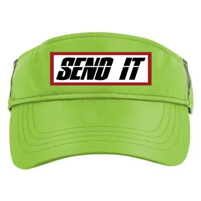 Send It Offroad Dirt Bike Logo Adult Drive Performance Visor