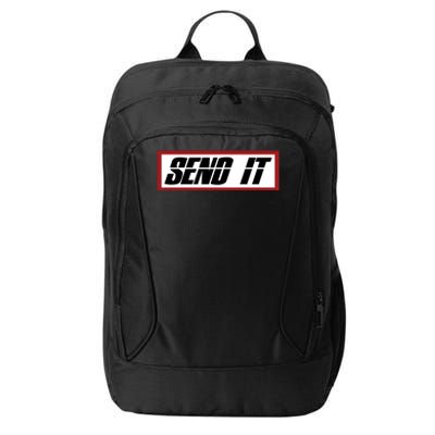 Send It Offroad Dirt Bike Logo City Backpack