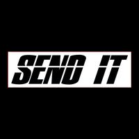 Send It Offroad Dirt Bike Logo Flat Bill Trucker Hat