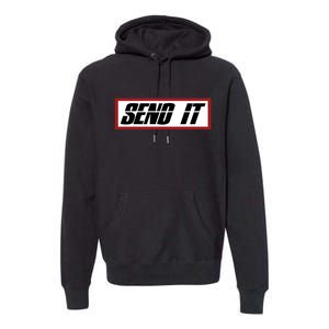 Send It Offroad Dirt Bike Logo Premium Hoodie