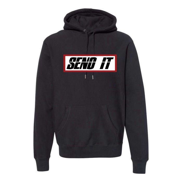 Send It Offroad Dirt Bike Logo Premium Hoodie