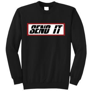 Send It Offroad Dirt Bike Logo Tall Sweatshirt