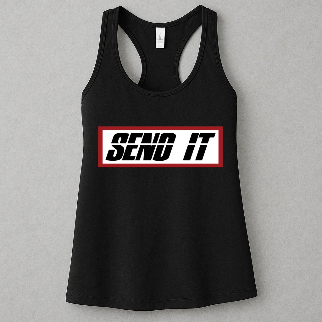 Send It Offroad Dirt Bike Logo Womens Tank Top