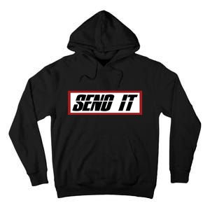 Send It Offroad Dirt Bike Logo Tall Hoodie