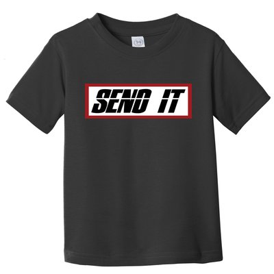 Send It Offroad Dirt Bike Logo Toddler T-Shirt