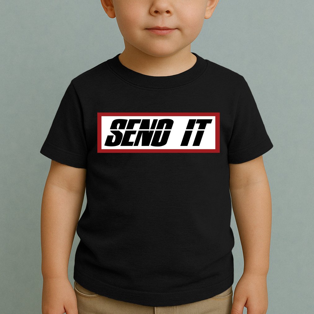 Send It Offroad Dirt Bike Logo Toddler T-Shirt