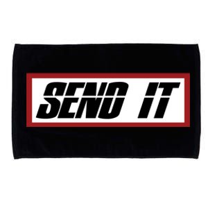 Send It Offroad Dirt Bike Logo Microfiber Hand Towel