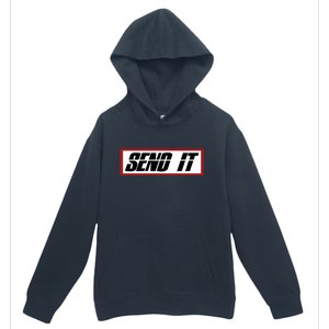 Send It Offroad Dirt Bike Logo Urban Pullover Hoodie