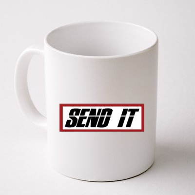 Send It Offroad Dirt Bike Logo Coffee Mug