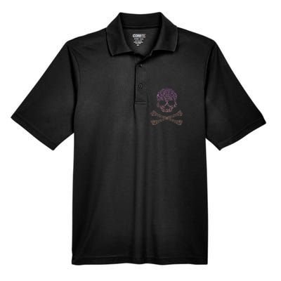 Silhouette Icon Pirate Skull & Crossbones Pirate Men's Origin Performance Pique Polo