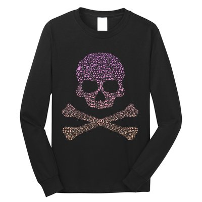 Silhouette Icon Pirate Skull & Crossbones Pirate Long Sleeve Shirt