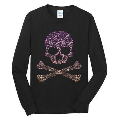 Silhouette Icon Pirate Skull & Crossbones Pirate Tall Long Sleeve T-Shirt