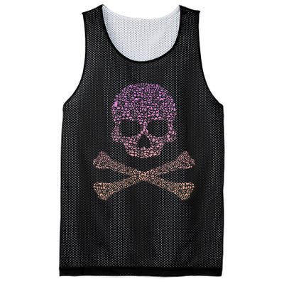 Silhouette Icon Pirate Skull & Crossbones Pirate Mesh Reversible Basketball Jersey Tank