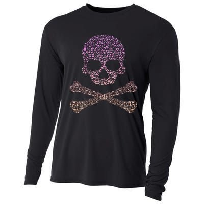 Silhouette Icon Pirate Skull & Crossbones Pirate Cooling Performance Long Sleeve Crew