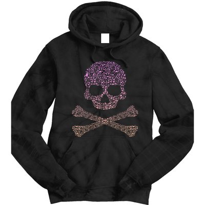 Silhouette Icon Pirate Skull & Crossbones Pirate Tie Dye Hoodie