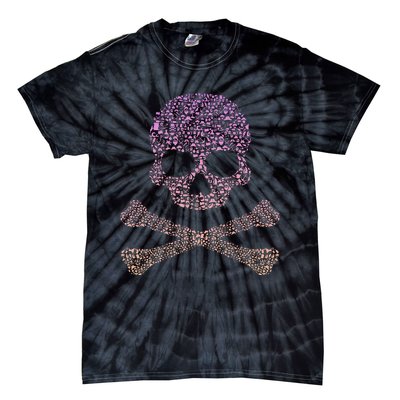 Silhouette Icon Pirate Skull & Crossbones Pirate Tie-Dye T-Shirt