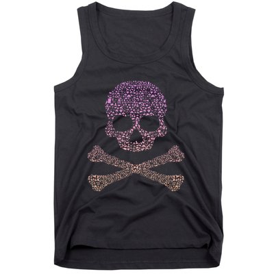 Silhouette Icon Pirate Skull & Crossbones Pirate Tank Top