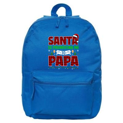 Santa Is Promoting Me To Papa Xmas Pregnancy Expecting Great Gift 16 in Basic Backpack