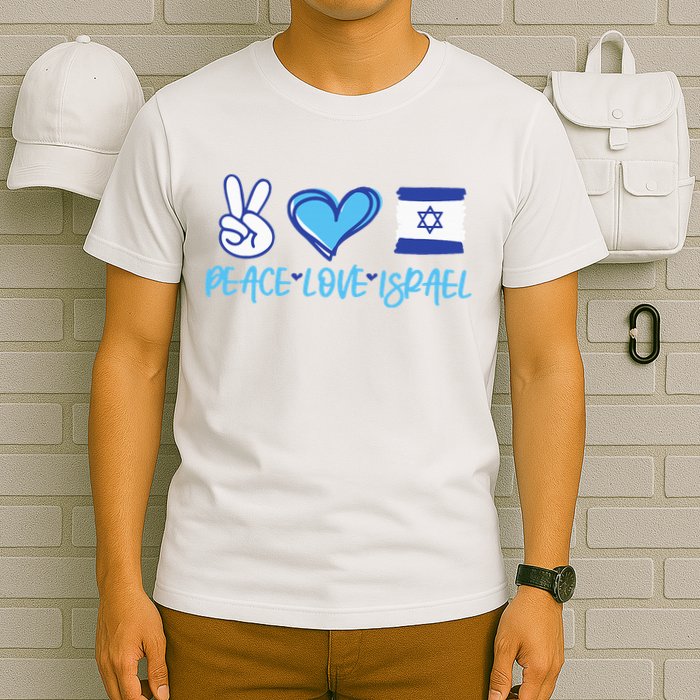 Support Israel Peace Love Israel I Stand With Israel Vintage T-Shirt