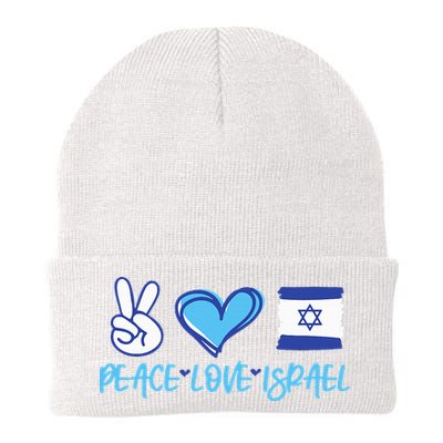 Support Israel Peace Love Israel I Stand With Israel Vintage Beanie
