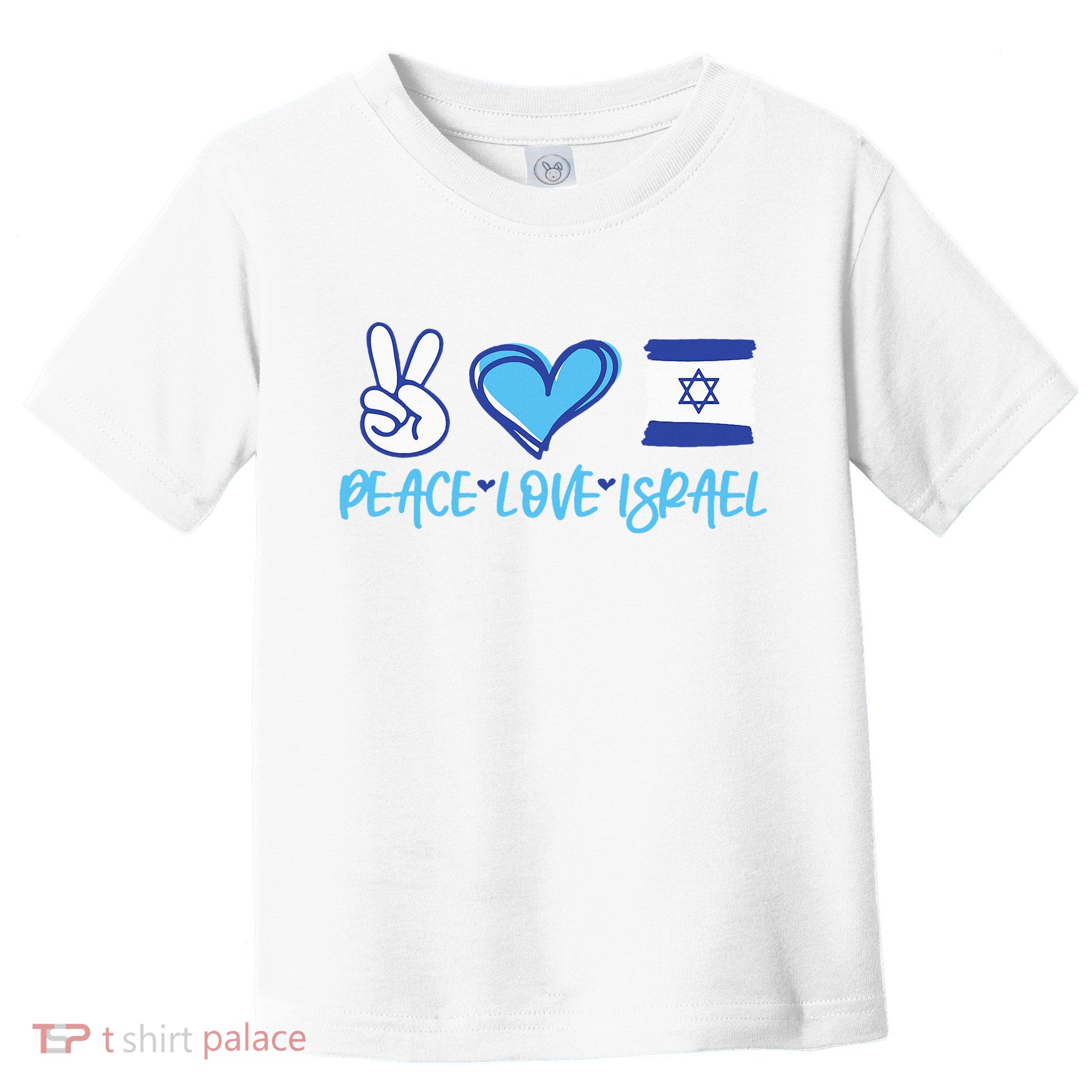 Support Israel Peace Love Israel I Stand With Israel Vintage Toddler T-Shirt