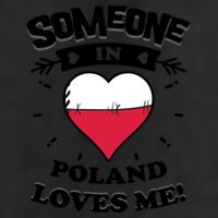 Someone In Poland Loves Me Polish Flag Heart Gift Hat