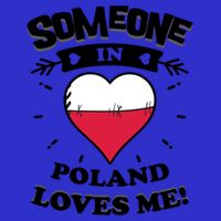 Someone In Poland Loves Me Polish Flag Heart Gift Kids Hoodie