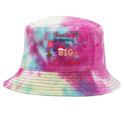 Santa Is Promoting Me To Big Brother Christmas Big Brother Announcement Big Br Tie-Dyed Bucket Hat