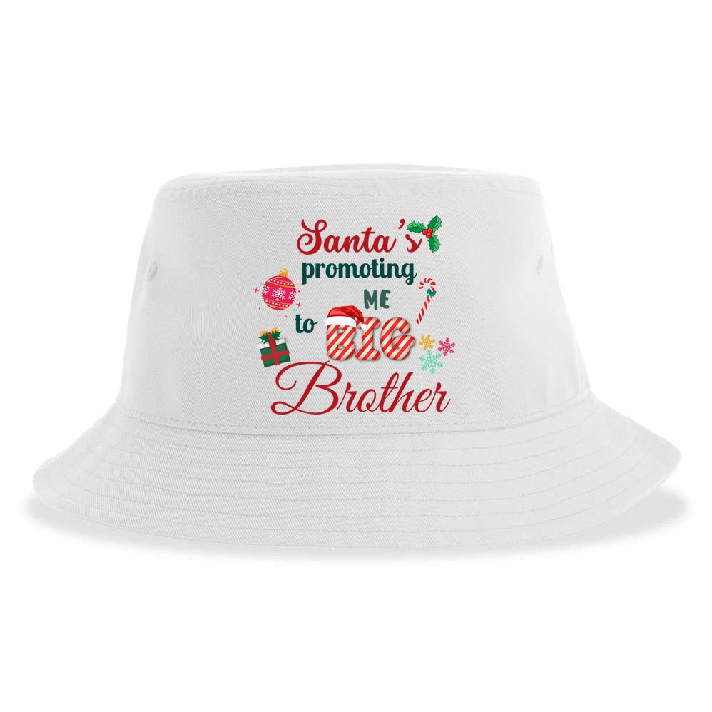 Santa Is Promoting Me To Big Brother Christmas Big Brother Announcement Big Br Sustainable Bucket Hat