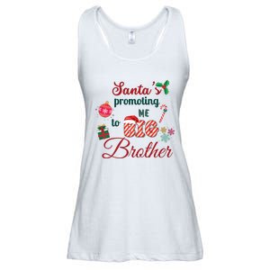 Santa Is Promoting Me To Big Brother Christmas Big Brother Announcement Big Br Ladies Essential Flowy Tank