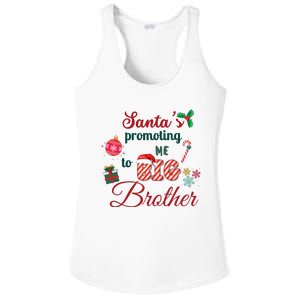 Santa Is Promoting Me To Big Brother Christmas Big Brother Announcement Big Br Ladies PosiCharge Competitor Racerback Tank