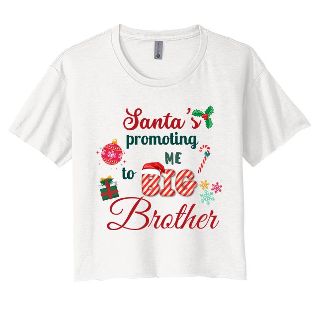 Santa Is Promoting Me To Big Brother Christmas Big Brother Announcement Big Br Crop Top