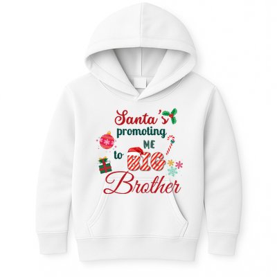 Santa Is Promoting Me To Big Brother Christmas Big Brother Announcement Big Br Kids Hoodie