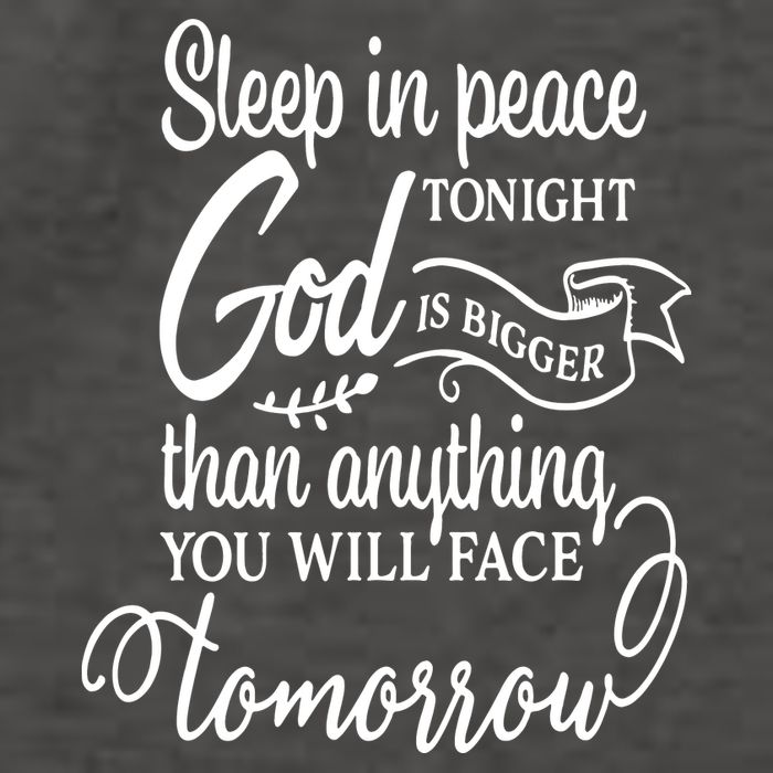 Sleep In Peace Tonight God Christian Vector Backpack