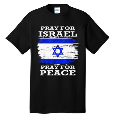 Support Israel Pray for Israel Peace  Tall T-Shirt