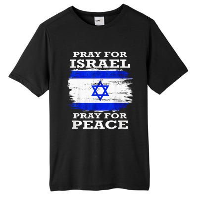 Support Israel Pray for Israel Peace  Tall Fusion ChromaSoft Performance T-Shirt