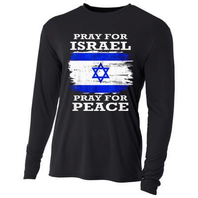 Support Israel Pray for Israel Peace  Cooling Performance Long Sleeve Crew