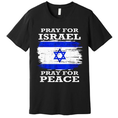 Support Israel Pray for Israel Peace  Premium T-Shirt