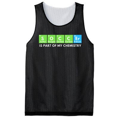 Soccer Is Part Of My Chemistry Science Lover & Chemist Mesh Reversible Basketball Jersey Tank